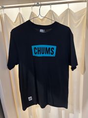 CHUMS チャムス Tシャツ プリントT ベビーウェイトT ブラック サイズM A-436