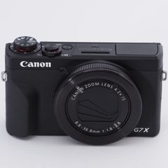 Canon キヤノン コンパクトデジタルカメラ PowerShot G7 X Mark III ブラック 1.0型センサー PSG7XMARKIIIBK