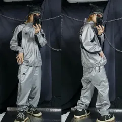 00s c2005 Adidas Silky Silver Setup Track Jacket Pants 2005年 アディダス シルキーシルバー セットアップ トラックジャケット パンツ ジャージ