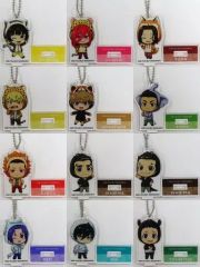 【中古】キーホルダー 全12種セット 「ブルーロック×東武動物公園 描き下ろしイラスト ちびキャラ アクリルスタンドキーホルダー ver.B」