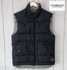 デニムアンドサプライ　ダウンベスト　S　ブラック　レザー　ラルフローレン Denim & Supply Ralph Lauren（ダウンベスト）のフリマアイテム一覧