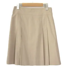 グリーンレーベルリラクシング ユナイテッドアローズ green label relaxing スカート タック プリーツ 36 ベージュ