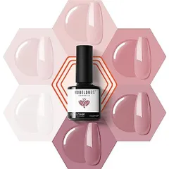 Modelones ジェルネイル カラージェル ジェルポリッシュ 6色セット UVLED対応 ピンク系 ネイル初心者キット