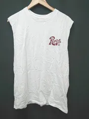 ◇ ⊂ RVCA ルーカ ノースリーブ Tシャツ カットソー サイズXL ホワイト系 メンズ E  【1411130010651】