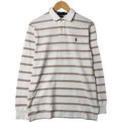 古着 ラルフローレン Ralph Lauren POLO by Ralph Lauren CUSTOM FIT 長袖 ポロシャツ メンズM相当/eaa551309
