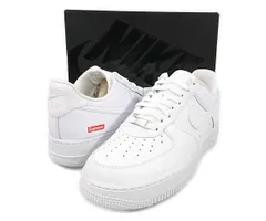 SUPREME ×NIKE ナイキ CU9225-100 AIR FORCE 1 LOW SP エアフォース シューズ ホワイト サイズUS8=26cm 正規品 / 28788