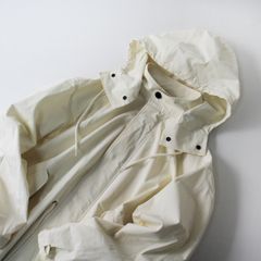 【美品】YLEVE イレーヴ コットン/リネン モッズコート フーデッド YLEVE（イレーヴ）コットンギャバジントレンチコート 4110009
