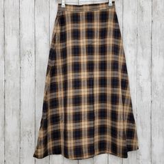 【LEPSIM】 レプシィム タータンチェックAラインスカート ロングスカート