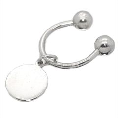 ティファニー Tiffany&co キーリング サークルチャーム シルバー Ag925【中古】