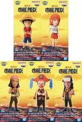 [중고] 피규어 전 5종 세트 [원피스(Netflix)] 월드 콜렉터블 피규어 vol.1(A Netflix Series: ONE PIECE)