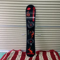 Kissmark スノーボード 黒/赤 バインディング付き kissmark キスマーク CITYCORAL ＆ UNLIMIT BK 板＋ビンディング
