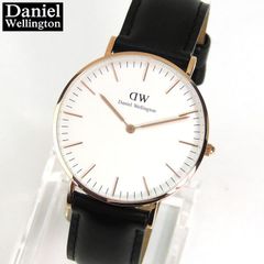 【針訳あり】Daniel Wellington ダニエルウェリントン 時計 おしゃれ 北欧ブランド 36mm メンズ レディース 腕時計 レザー 革ベルト ブラック 黒 ピンクゴールド ローズゴールド アナログ 0508DW DW00600036 ブランド