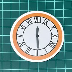 ST319 ステッカー シール 映画 バックトゥザフューチャー 時計台 スマホ