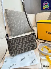 【今日WTO】Vintage Fendi Presbyopia Armpit Mahjong Bag ヴィンテージ フェンディ 老眼鏡柄 アンダーアーム マージャンバッグ-WTO輸入2-FB42
