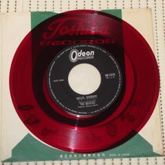 シングルレコード　赤盤　ビートルズ　ハロー・グッドバイ　OR-1838　370円　BEATLES　HELLO GOODBYE　REDWAX