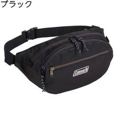 コールマン ウォーカーウエスト5 ブラック 大きいウエストポーチ coleman ウエストバッグ ヒップバッグ ボディバッグ メンズ レディース
