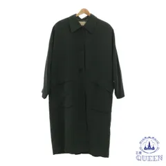 ☆美品☆ GIANNI LO GIUDICE ジャンニロジュディチェ ジャケット アウター ピーコート 長袖 ロング レディース グリーン 40 901-16051 送料無料 古着