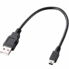 エレコム PS3 USBケーブル A-miniBタイプ 0.25m ブラック U2C-GMM025BK （1点）のサムネイル