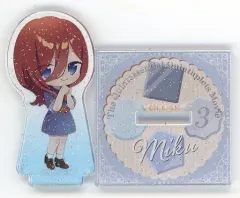 【中古】アクリルスタンド・アクリルパネル 中野三玖(私服) 「映画 五等分の花嫁 トレーディングラメ入りアクリルフィギュア」 ローソン・Loppi・HMV＆BOOKS online限定