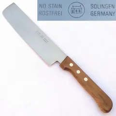 菜切包丁 NO STAIN ROSTFREI SOLINGEN GERMANY 刃長約160㎜ 洋包丁 両刃 庖丁 刃物 ゾーリンゲン フリオデュア  ドイツ製 - メルカリ