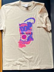 T-shirts " Paint It POP Can " 　 ベージュT×ピンク（蛍光）/パープルのサムネイル