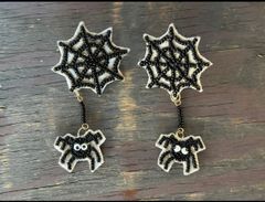 ビーズピアスUSAインポート / Beads Pierce Spider