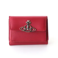 VIVIENNE WESTWOOD ビビアンウエストウッド ウォレット ミニ財布 RED レッド 赤 3つ折り財布 レディース 5201001342093LA H401