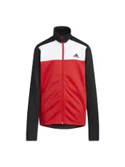 [アディダス] ジャージトップ キッズ トラックスーツ ジャケット IF811 ブラック(HM7135) J140 [ブラック(HM7135)] [140]