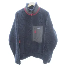 パタゴニア Patagonia 美品 22AW クラシック・レトロX・ジャケット フリース ボア アウター Lサイズ 紺 ネイビーのサムネイル
