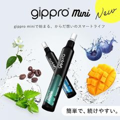 【 gippro mini 10本セット】gippromini  使い切り 使い捨て 電子タバコ 爆煙 携帯 シーシャ ベイプ 吸引回数 約700回