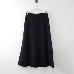 【値下げ】2022AW ミューズドゥーズィエムクラス MUSE de Deuxieme Classe EVERDAY I LIKE FLARE スカート 34/ネイビー カシミヤ【2400014377637】のサムネイル