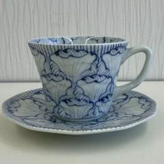 花弁紋　コーヒー碗皿