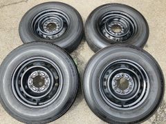 ハイエース純正スチール 6J 15インチ IS35 6/139.7 106mm◆ブリヂストン エコピア RD613 195/80R15 107/105N LT◆車検用 純正戻しに 200系