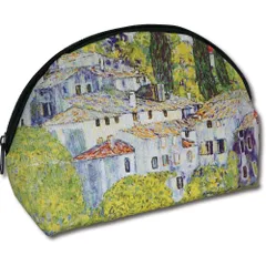 ポーチ 名画マルチポーチ（クリムト「カソーネスガルダチャーチ」）ゆうパケット レディース 小物入れ かわいい おしゃれ コスメポーチ ギフト プレゼント 贈り物 大きめ ファスナー 大容量 化粧小物 旅行 Sサイズ