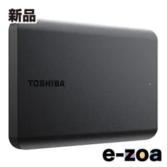 TOSHIBA  東芝 ポータブル 外付ハードディスク CANVIO BASICS  1TB/USB3.2 Gen 1対応/ブラック HDTB510AK3AA (2563025)
