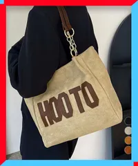 新品 キャンバストートバッグ レディース ロゴ 肩掛け 大人 鞄 英字ロゴ ママバッグ 軽量 サブバッグ 人気 【送料無料】