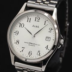 超希少文字盤！】 SEIKO ALBA 116121 V501-6V50 - メルカリ