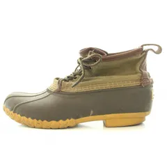 エルエルビーン L.L.BEAN シューズ ハイカット キャンバス ゴム 切替 レースアップ 7 25cm 茶 ブラウン カーキ /BBのサムネイル