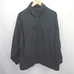 ◇ ⊇ SLICK スリック シンプル系 長袖 ハーフジップＴシャツ サイズ1 ブラック系 メンズ E  【1507160019914】のサムネイル