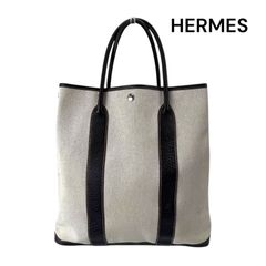 ●エルメス　HERMES ガーデンファイルMM　縦型　トートバッグ　刻印四角H2004年製　ユニセックス　5D547