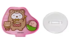 【中古】アクリルスタンド・アクリルパネル しろくま(着ぐるみ)＆たぴおか 「映画 すみっコぐらし ツギハギ工場のふしぎなコ アクリミニ アクリルスタンド」