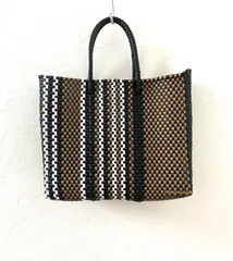 S Mercado Bag (Normal handle) White/Black/Silver | SEE CROSS