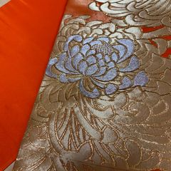 ✴テーブルランナー　正絹　丸帯　アンティーク　ハンドメイド ✴テーブルランナー　正絹　丸帯　アンティーク　ハンドメイド