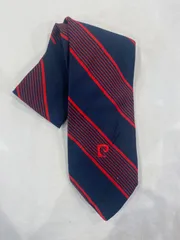 古着 ネクタイ ピエールカルダン pierre cardin 赤紺