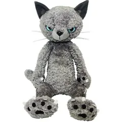【新品】スクラッチ ぬいぐるみ(L)  グレイ 内藤デザイン研究所 38cm 動物 猫 ねこ ネコ CAT キャット 人形 マスコット 米田民穂 ぬいぐるみ マスコット ぬい撮り インテリア ギフト プレゼントのサムネイル