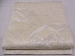 平和屋1■夏物　六通柄　本袋帯　立波籬文　銀糸　逸品　fb8327