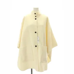 デプレ DES PRES トゥモローランド 22AW デプレ ダブルフェイスシャギー ハイネックポンチョ ウール F オフホワイト /MY ■OSのサムネイル