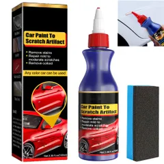 新品 車用キズ消し擦り傷修復 コンパウンド 車 傷消し【2025新型 100ml+スポンジ付き】車用キズ消し 汚れ除去ツヤ出し 使用簡単 傷消しワックス 最強 車 ダッシュボード 傷消し 傷消しワックス 車の塗装修理 自動車表面スクラッチ修復傷 傷補修剤 簡単