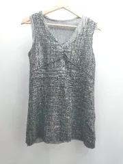 ◇ ⊂ BASILE28 バジーレ ノースリーブトップス インナー サイズ42 グレー レディース E  【1411280044698】