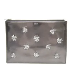 ディオール・オム(Dior Homme) KAWS BEE  2019年冬 メンズ レザー クラッチバッグ,ポーチ シルバーのサムネイル